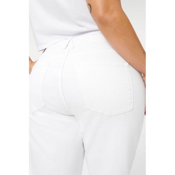 GOOD AMERICAN New Plus Size 18 Good Girlfriend Jeans in White Distressed - Picture 9 of 13